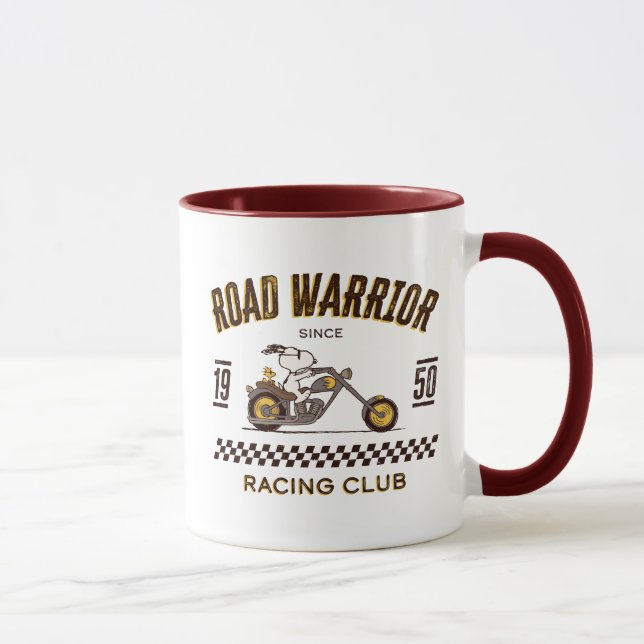 Mug cacahuètes | Snoopy & Woodstock Road Warriors (Droite)