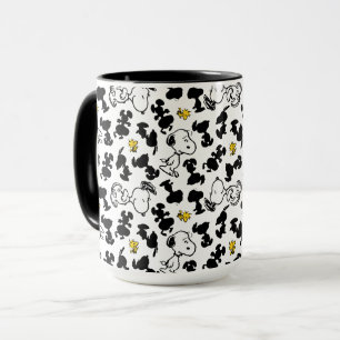 Mug cacahuètes Snoopy & Woodstock Shadow Motif