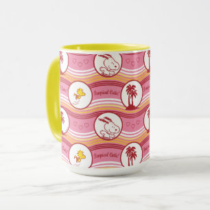 Mug cacahuètes   Snoopy & Woodstock Tropical Cutie