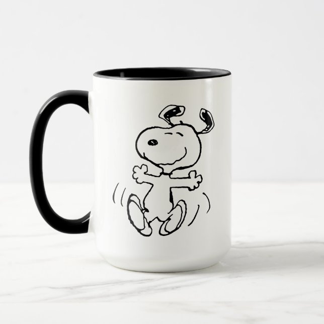 Mug cacahuètes | Une Danse Heureuse Snoopy (Gauche)