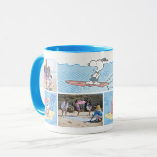 Mug cacahuètes   Vacances plage   Collage de photos