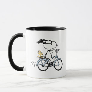 Mug cacahuètes   Vélo Snoopy & Woodstock