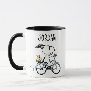 Mug cacahuètes   Vélo Snoopy & Woodstock