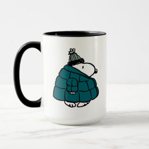 Mug cacahuètes   Veste Snoopy Winter Puffer