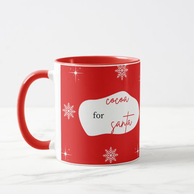 Mug cacao pour Père Noël (Gauche)