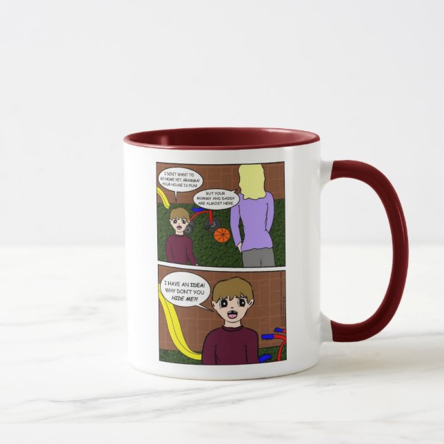 Mug Cachez-moi Gramma ! (Droite)