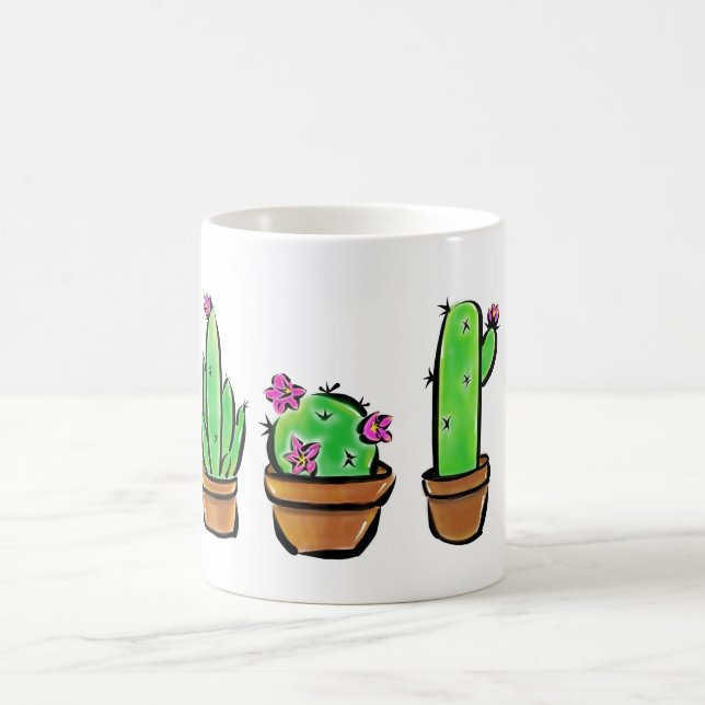Mug Cactus cactus cactus succulents (Centre)