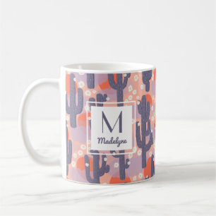 Mug Cactus Desert Sunset Floral Personnalisé