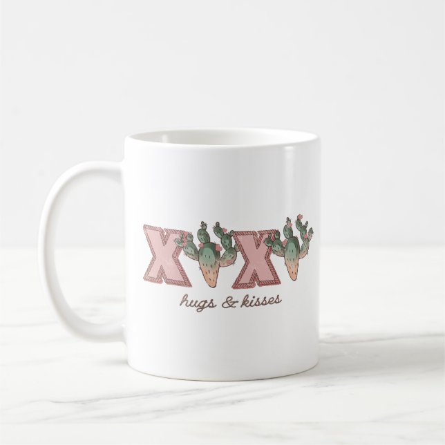 Mug Cactus du désert XOXO (Gauche)