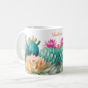 Mug Cactus Et Succulents Nommés