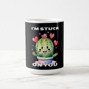 Mug Cactus Je suis coincé sur toi