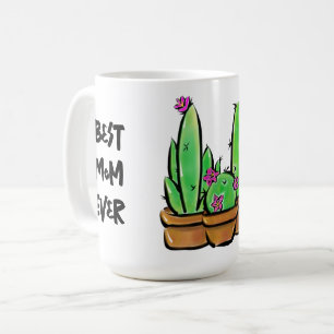 Mug Cactus mignonne cactus succulents meilleure maman 