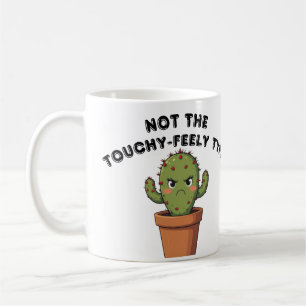 Mug Cactus pas du genre tactile   Introverti drôle