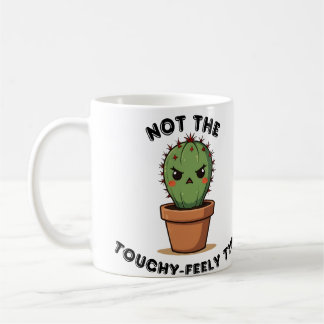 Mug Cactus pas du genre tactile | Introverti drôle