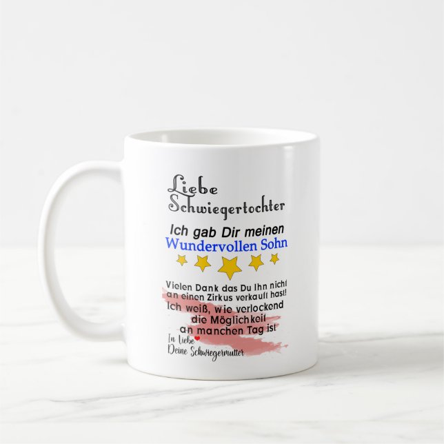 Mug Cadeau à la belle-fille (Gauche)