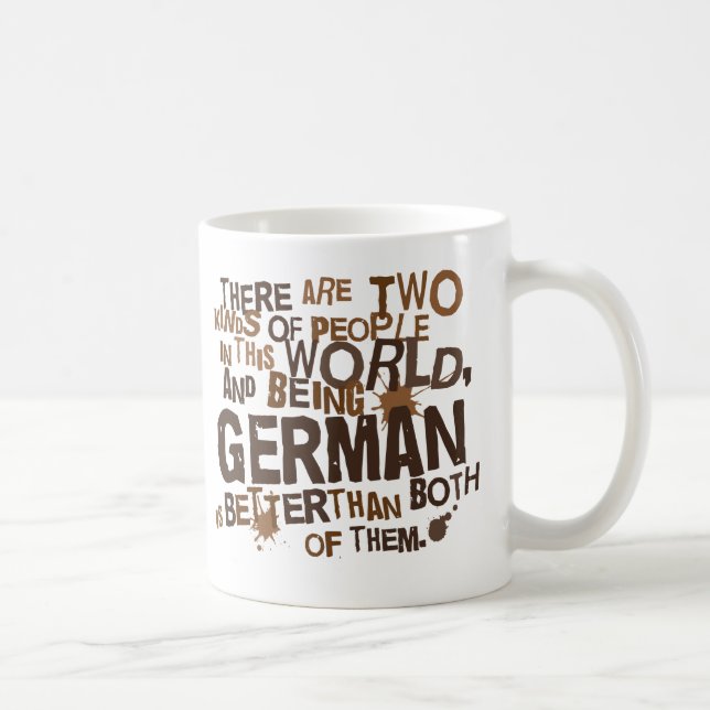 Mug Cadeau allemand (drôle) (Droite)