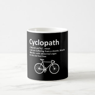 Mug Cadeau amusant Cyclopath pour cyclistes et cyclist
