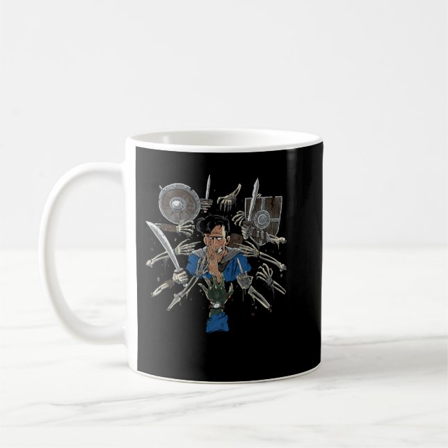 Mug Cadeau Anniversaire Super-naturel Mal Dead Horror  (Gauche)