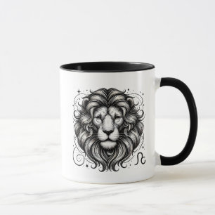 Mug Cadeau Astrologie Lion Zodiaque Léo