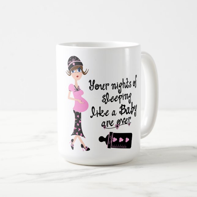 Mug cadeau baby shower (Devant droit)