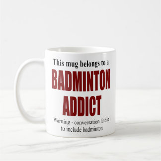 Mug Cadeau Badminton personnalisé