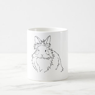 Mug Cadeau Black Lionhead Rabbit