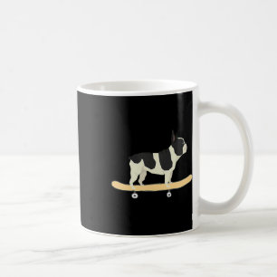 Mug Cadeau chiot bouledogue français en skateboard 