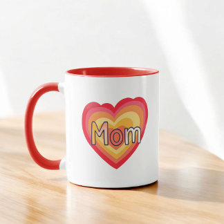 Mug Cadeau coloré mignon pour maman | Fête des mères