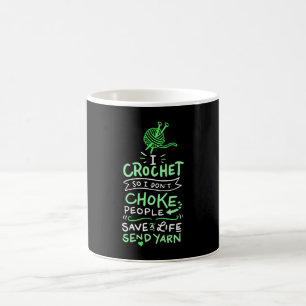 Mug Cadeau Crochet Crocheter