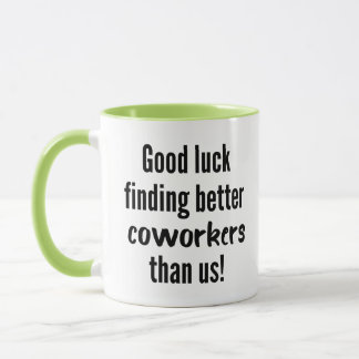 Mug Cadeau d'adieu de collègue personnalisé - Bonne ch