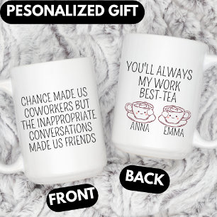 Mug Cadeau d'adieu de collègue, Personnalisé en partan