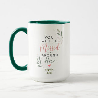 Mug Cadeau d'adieu personnalisé pour la retraite d'un