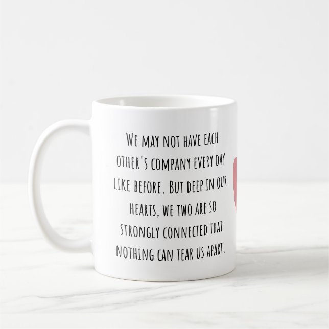 Mug Cadeau d'amitié longue distance (Gauche)