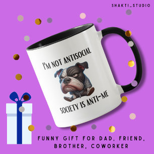 Mug Cadeau d'anniversaire amusant pour un ami introver