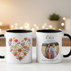 Mug Cadeau d'anniversaire de meilleure amie Fleur de c