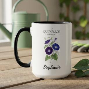 Mug Cadeau d'anniversaire de septembre Fleur de naissa