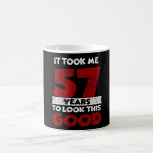Mug Cadeau d'anniversaire drôle de 57 ans