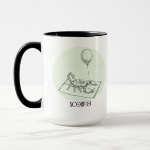 Mug Cadeau d'anniversaire du zodiaque classe Scorpion