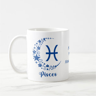 Mug Cadeau d'anniversaire Poissons Zodiaque Astrologie