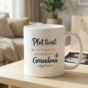 Mug Cadeau d'annonce de grossesse grand-mère