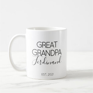 Mug Cadeau d'annonce de grossesse pour arrière-grand-p