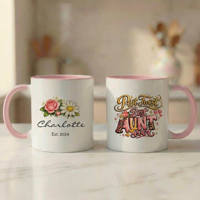 Mug Cadeau d'annonce de grossesse Tante Twist  (Créateur téléchargé)