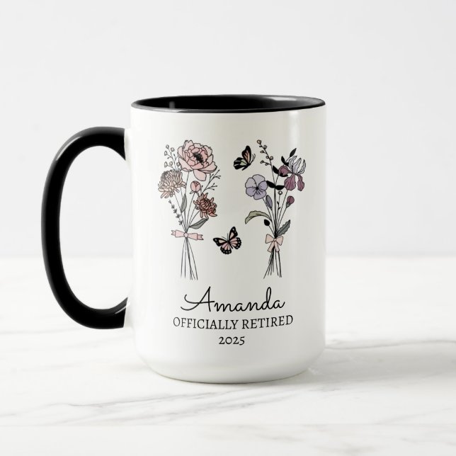 Mug Cadeau d'appréciation de l'employé à la retraite s (Gauche)