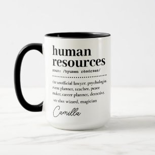 Mug Cadeau d'appréciation des RH, définition des resso