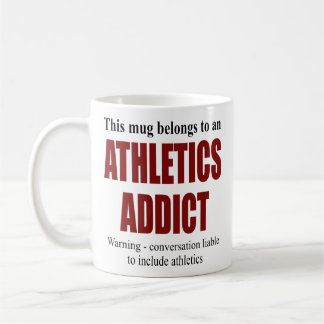 Mug Cadeau d'athlétisme personnalisé