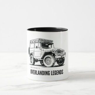 Mug Cadeau d'aventure Camping | Land Cruiser FJ 