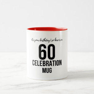 Mug cadeau de 60e anniversaire Idée cadeau d'ann
