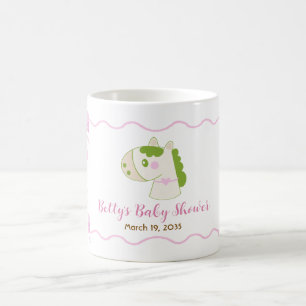 Mug Cadeau de Baby Shower Personnalisé Fille Cheval Ro