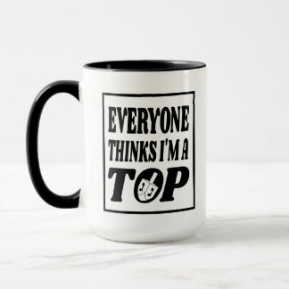 Mug Cadeau de blague de dreidel de Hanukkah