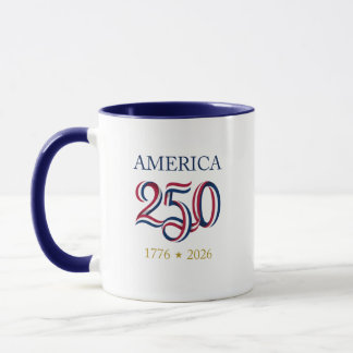 Mug Cadeau de célébration du 250e anniversaire de l'Am